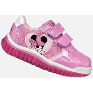 Geox - Lightyloo - Lage Sneakers - Donkerroze - Parelmoer Effect