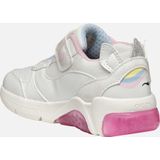 GEOX FADINLIGHT Sneakers - WIT/MULTICOLOR - Lage Meisjessneaker met Lampjes