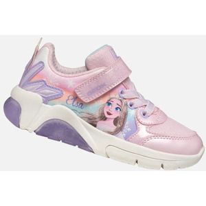 Sneakers - Imitatieleer - Mesh - Glitterend - Ronde Neus