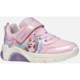 Geox - Fadinlight - Sneakers - Roze/Paarse - Textiel/Lakleer