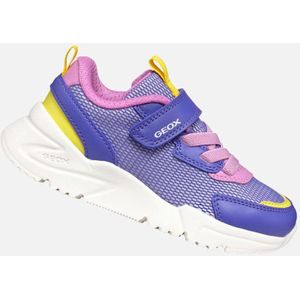 Geox - J Loftus Girl - Sneakers - Fluo Paars Fuchsia - Ademend