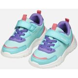 GEOX - LOFTUS - Sneakers - Zeegroen/Lila - Textiel/Lederlook