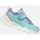 GEOX - LOFTUS - Sneakers - Zeegroen/Lila - Textiel/Lederlook