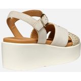 GEOX - XAND 2.2S - Sandalen - Lichte Taupekleur - Suède Bovenwerk