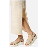 GEOX - XAND 2.2S - Sandalen - Lichte Taupekleur - Suède Bovenwerk