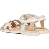 Geox J Sandal Karly Girl sandalen, wit/lila, maat 38, wit, lila, 38 EU, wit, lila, 38 EU