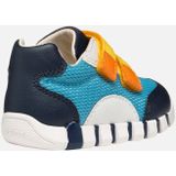 GEOX IUPIDOO Sneakers - BLAUW/MARINEBLAUW - Mesh en Lederlook