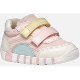GEOX - Iupidoo Boy - Sneakers - Roze - Rindsveloursleder/Synthetisch