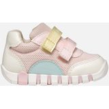 GEOX - Iupidoo Boy - Sneakers - Roze - Rindsveloursleder/Synthetisch