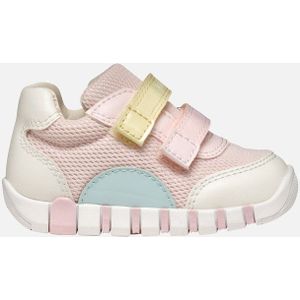 GEOX - Iupidoo Boy - Sneakers - Roze - Rindsveloursleder/Synthetisch