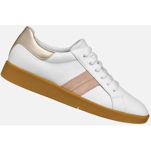 GEOX - MELEDA - Sneakers - Wit/Beige - Nappa/Suède