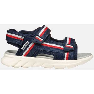GEOX - AIRADYUM Sandalen - Marineblauw/Rood - Schokdempend en Flexibel