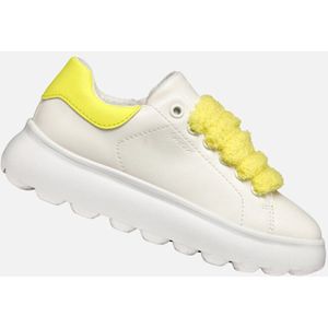 Geox - Puffypop - Sneakers - Meisjes - Wit - Synthetisch - Chunky Zool