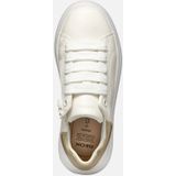 Geox - Puffypop - Lage Sneakers - Wit - Leerlook - Chunky Buitensole