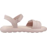 Puffypop - Meisjessandaal - Oudroze - Lederlook - Flatform Zool