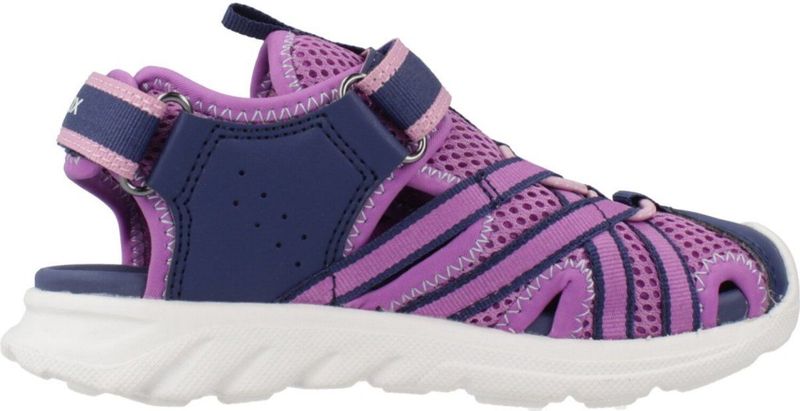 Geox - J Airadyum - Sandalen - Marineblauw/Paars - Kunstleer