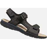 GEOX - U55ELB 000EK Sandalen - Bruin - Nubuck-effectmateriaal - Casual - Plat
