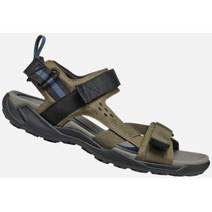 GEOX - TERRENO + GRIP - Sandalen - Legergroen - Textiel en Nubucklook