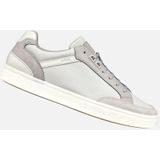 GEOX - BALTMOORE - Sneakers - Lichtgrijs - Mix van Canvas en Lederlook