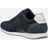 Geox - Arthien - Sneakers - Blauw - Mesh en Suède