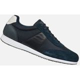 Geox - Arthien - Sneakers - Blauw - Mesh en Suède
