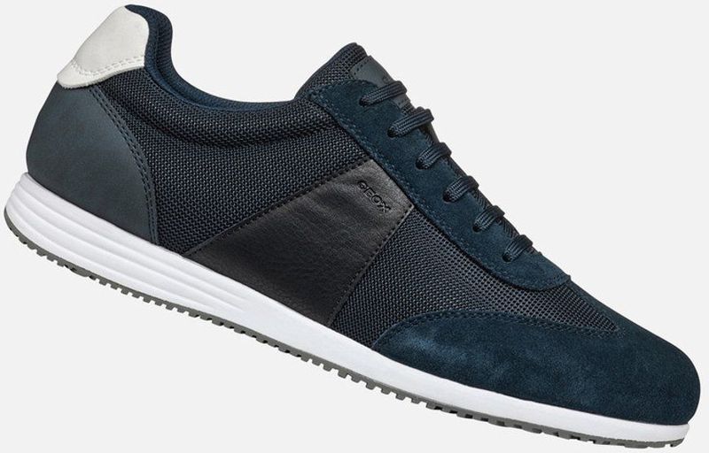 Geox - Arthien - Sneakers - Blauw - Mesh en Suède