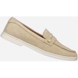 GEOX - XAND 3 - Loafers - Lichte Taupekleur - Suède