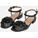 Geox - New Eraklia 15 - Sandalen - Zwart - Leer