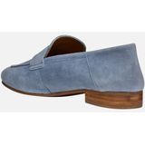 GEOX MANTINEA - Loafers - LICHTBLAUW - Suède