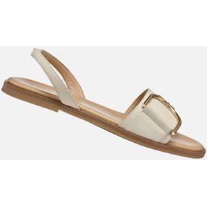 Geox - Naileen - Sandalen - Lichtgrijs - Leer