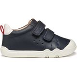 GEOX - STEPPIEUP BOY - Sneakers - Marineblauw - Leer