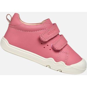 Geox - Steppieup A - Sportschoenen - Meisjes - Roze - Rubber - Ademend