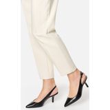 Geox - Kleopy - Teenslippers - Zwart - Leer