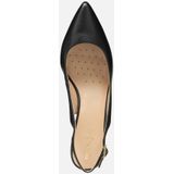 Geox - Kleopy - Teenslippers - Zwart - Leer