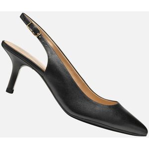 Geox - Kleopy - Teenslippers - Zwart - Leer