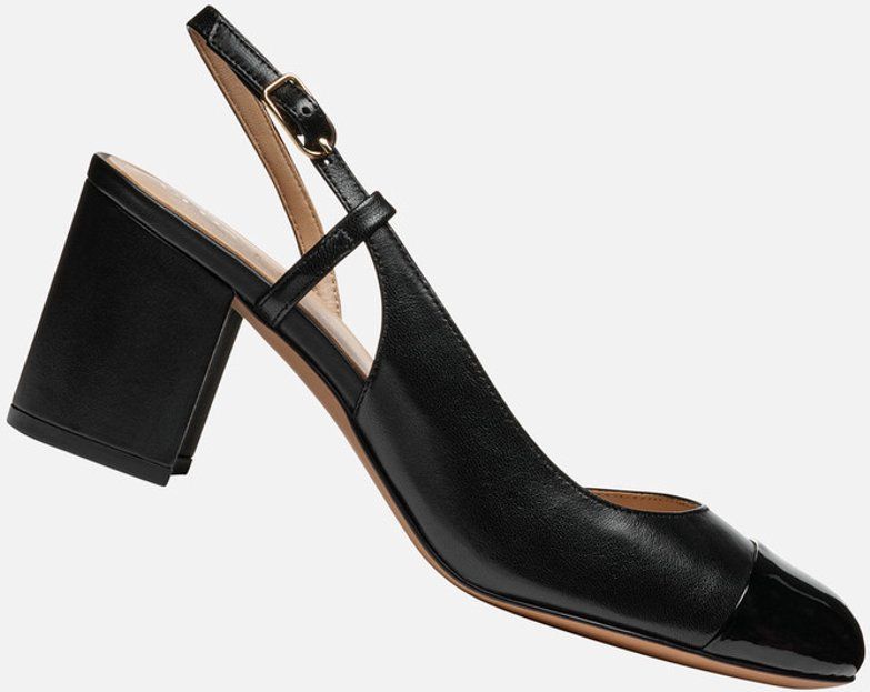 Geox - D VIRNILISA 65 - Pumps - Zwart - Hak van 7 cm