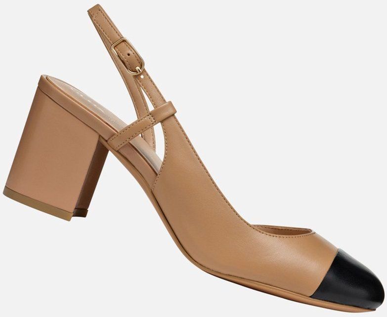 Geox D Virnilisa 65 A Damespumps - Beige Zwart