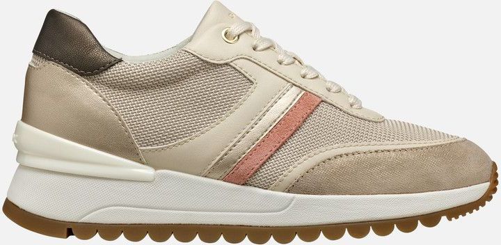 GEOX - Desya - Sneakers - Kastanje - Leer