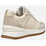 GEOX - DESYA - Sneakers - Melkwit/Lichtbeige - Lederlook/Suède
