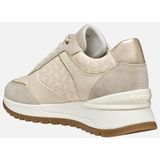 GEOX - DESYA - Sneakers - Melkwit/Lichtbeige - Lederlook/Suède