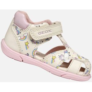 Geox - B-Sandalen - Ivoor/Roze - Ademend