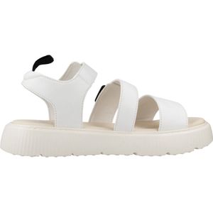 Geox J SANDAL KODETTE GIR, Wit, 0.5 UK, Wit, 0.5 UK