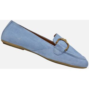 GEOX - PALMARIA - Loafers - LICHTBLAUW - Suède