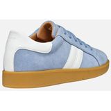 GEOX MELEDA Sneakers - Lichtblauw/Wit - Suède en Lederlook