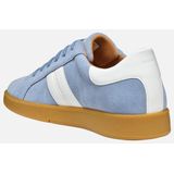 GEOX MELEDA Sneakers - Lichtblauw/Wit - Suède en Lederlook