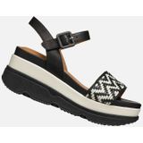 GEOX - GARDENIA - Sandalen - Zwart/Melkwit - Leer