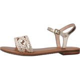 GEOX - SOZY S - Sandalen - Licht Goud - Metallic Leer
