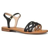 Geox D Sozy S A Slide Sandalen, voor dames, zwart, 36,5 EU, zwart, 36.5 EU