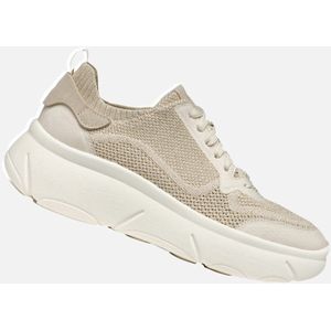 Geox D Nebula 2.0 X A sneakers voor dames, taupe, 37 EU, Lt Taupe, 37 EU