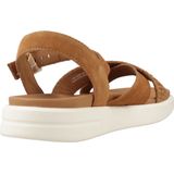Geox - Xand 2S - Sandalen - Zwart - Suède - Dames